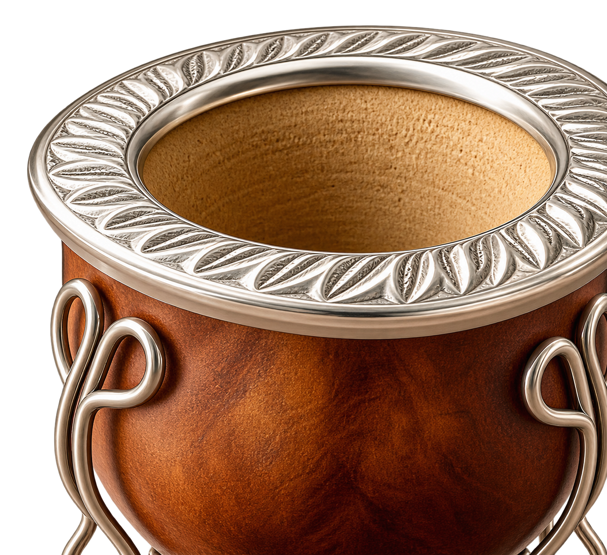 Mate criollo con pie