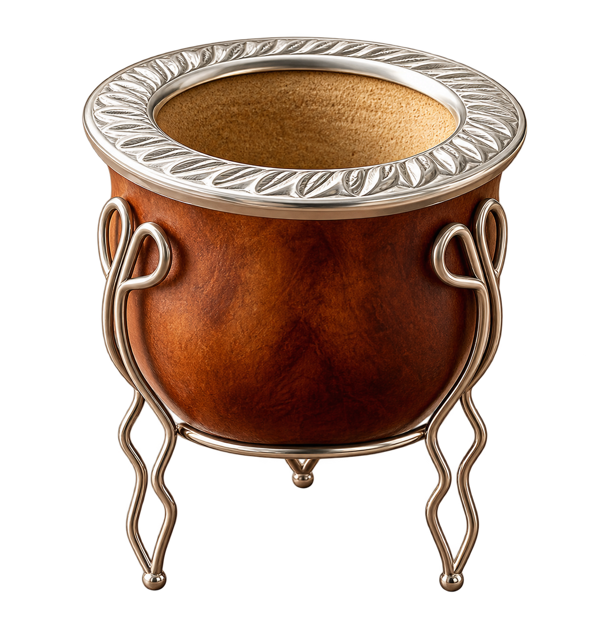 Mate criollo con pie
